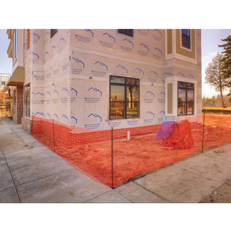 Visual Barrier Fence 48" x 150' Orange.. Click to expand image
