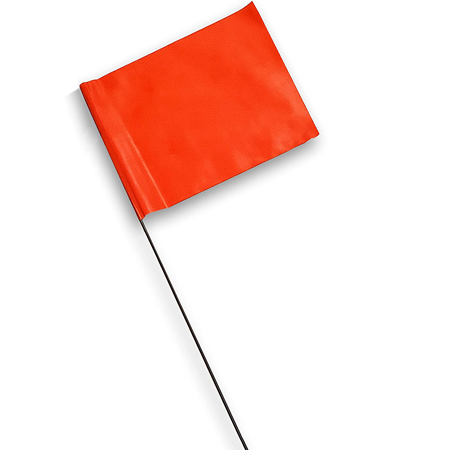 Feature Markers - 5" x 4" flag on a 23" stake.. Click to expand image