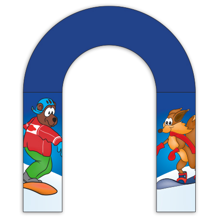 Kids Foam Arches with Characters.. Click to expand image