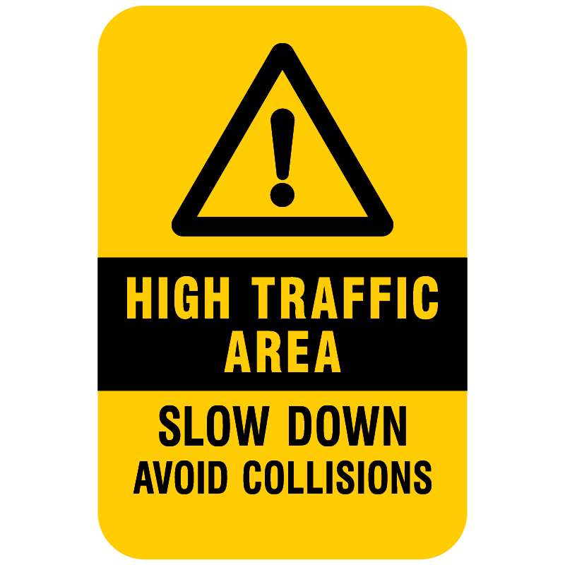 Risk management Collision Safety Signage to tell skiers/snowboarders to slow down and avoid collisionsThis signage was created in collaboration with the Snow Angel Foundation and is endorsed by the National Ski Areas Association and the Canada West Ski Areas Association.. Click to expand image