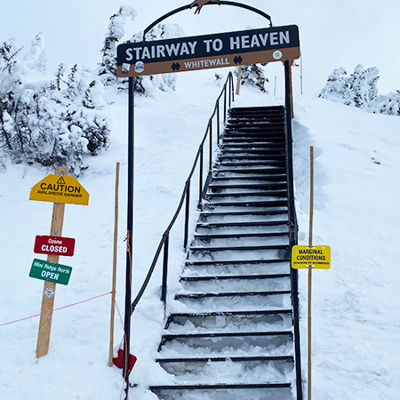 D21 Marginal Conditions Skiing Riding Not Recommended, Yellow Rectangle Discs 11.5 x 7, polythylene disc, UV protected and cost effective marking signs, holes on top to hang from rope, slots top and bottom to fit over bamboo poles, trail and ability markers.. Click to expand image
