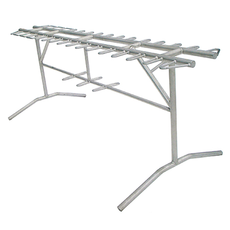 Aluminum 10' Standard Ski Rack.