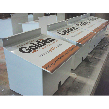 Aluminum Map Holder - Hinged Lid with Mounting Holes.. Click to expand image