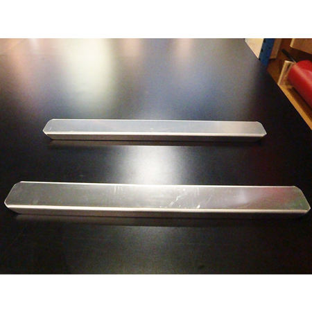 Aluminum Gate Replacement Foot - Weld on Style - Channel Foot.. Click to expand image