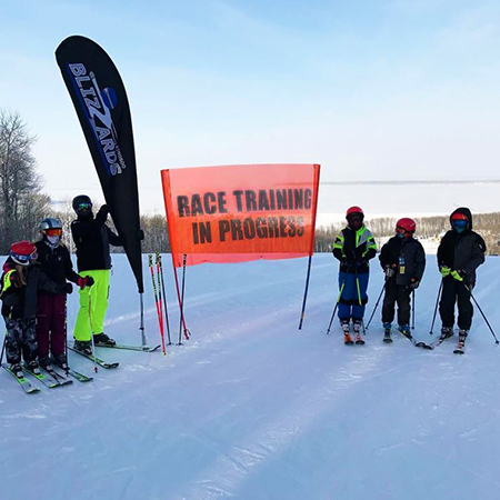 BH17 Training in Progress, high visibility orange mesh banner 84x30, tear and mildew resistant high tenacity polyester, coated with fade resistant high vis orange vinyl, grommets and sleeves on sides for bamboo poles.. Click to expand image