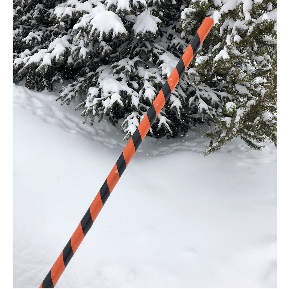 Bamboo Poles 1" x 8' Vinyl Wrapped Red.. Click to expand image