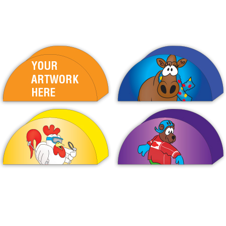 Kids Foam Half Circle Block 17" x 34" x 14" Medium/Standard.. Click to expand image