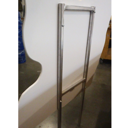 H Stand Frame for Signs & Character Cutouts 4' tall x 14" wide with single cross brace.. Click to expand image