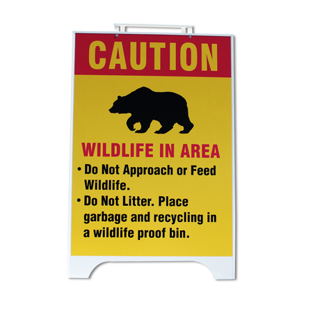 Variety of substrates available from standard crezon, metal frames with coroplast inserts, plastic, stained birch, or for added durability and longevity, custom heavy duty 12 gauge aluminum. Various sizes, handles and panels can be changed or updated.. Click to expand image