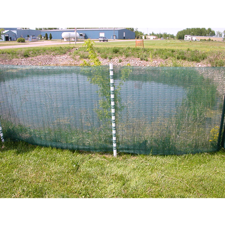Visual Barrier Fence 48" x 150' Green.. Click to expand image