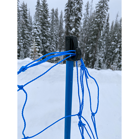 Blue C Net on snow.. Click to expand image