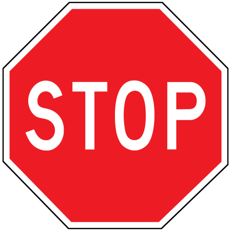 R-001 Regulatory Red Aluminum Octagon Stop Sign
Available as R-001 Stop 18" x 18" & R-001 Stop 24" x 24" ASTM 9 Diamond Grade Reflective. Click to expand image