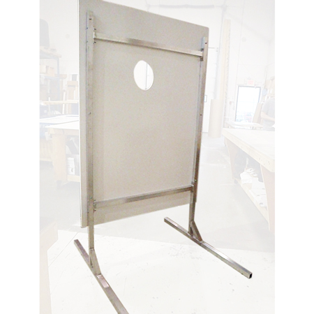H Stand Frame for Signs & Character Cutouts 6' tall x 14" wide with double cross brace.. Click to expand image
