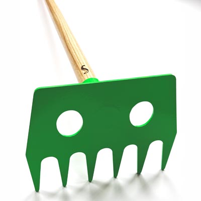 McLeod Rake by Shapeshifter Tool Co. - Fire Rake - 11" x 9" NM400 Steel Head with a 48" Round Ash Handle - 6.2 lbs (2.81 kg)