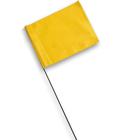 Feature Markers - 5" x 4" flag on a 23" stake.. Click to expand image