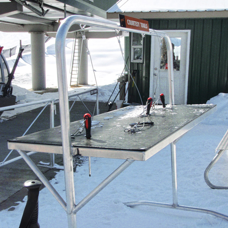 Add Aircraft Cable with Tools to Aluminum Tool Benches.. Click to expand image