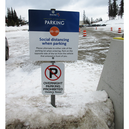 Design a complete package of parking and way-finding signs or match existing signs. Available in a variety of durable and easy-to-change options - Inter-Mtn. Enterprises.. Click to expand image