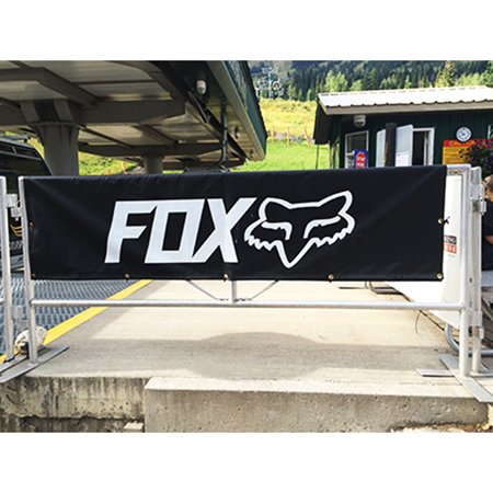 Maze Gate Covers to fit 3' x 10' Maze Gates - Heavy Duty 18oz Vinyl with One Colour Screenprint.. Click to expand image