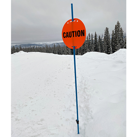 D26 Orange Poly Disc - Caution.. Click to expand image