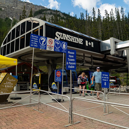 L115 Please Have Tickets & Passes Visible 18" x 24" Blue Reflective Aluminum sign for ski areas - produced by Inter-Mtn.. Click to expand image