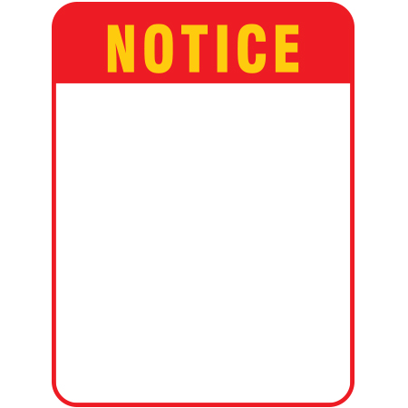 L111 Dry Erase Notice Board 18" x 24" Red Reflective with dry erase area, for custom notice or message, aluminum lift sign for ski areas - produced by Inter-Mtn.. Click to expand image