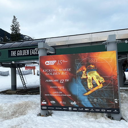 High quality banners, double sided, full colour print with protective laminate. Wide sleeves that are double-stitched with corner reinforcement and grommets. Banners can be customized and available in standard heavy duty vinyl in 13oz, 15oz, 21oz, durable canvas, mesh, and flag options.. Click to expand image