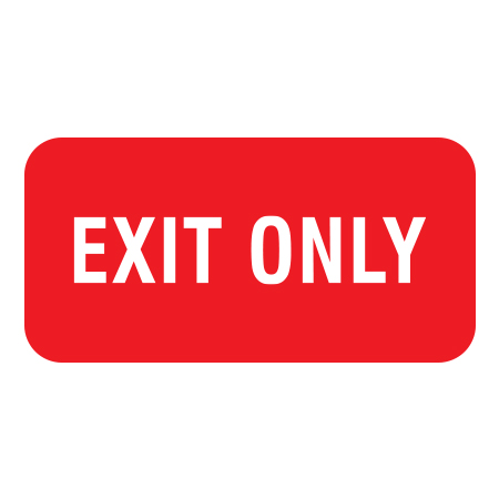 S441 Exit, 12 x 6. Reflective Aluminum Sign, message for all parks, recreational facilities, municipal, city, town. Rules and conditions of your specific area, jurisdiction, produced by Inter-Mtn.. Click to expand image