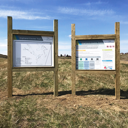 Inter-Mtn.’s graphic artists specialize in custom designing maps that highlight individual ski area features, kid centres, and/or terrain parks. Using digital printing technology and high-end materials, the maps we supply are durable in the extreme outdoor environments.