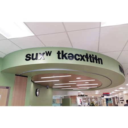 Cutout letters are available in crezon, aluminum, foam, intecel options, and more. Shapes and letters in various finishes including your choice of brushed aluminum, full colour print, or powder coated.. Click to expand image