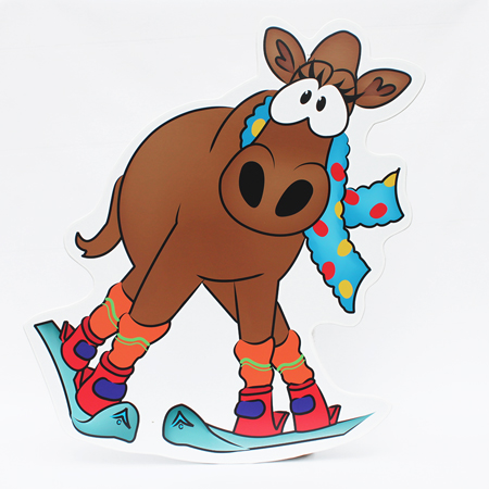 8 foot tall Kids Character Cutouts long term full colour print with laminate on crezone.. Click to expand image