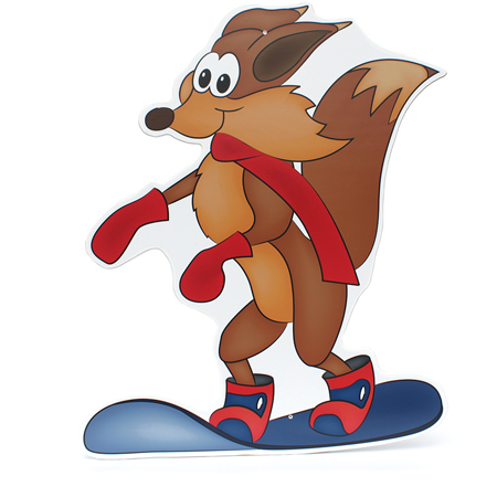 6 foot tall Kids Character Cutouts long term full colour print with laminate on crezone.. Click to expand image