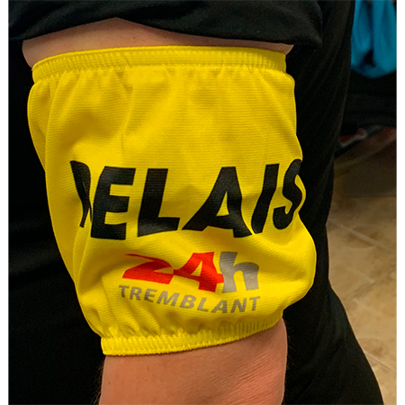 Pull-On Armbands - 4 Way Stretch Lycra Sublimation Print with Elastics on Top & Bottom.. Click to expand image