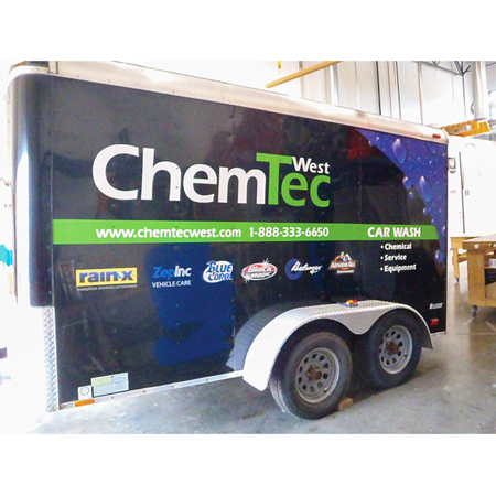 Customized for a multitude of applications. From complete wraps to simple logos and information. Durable and weather resistant materials that are suitable for exterior applications. Vinyl cut, full colour print, or partial wrap to fit all budgets.. Click to expand image