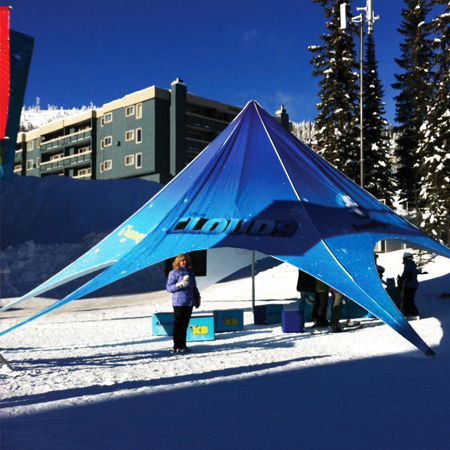 Ex-Star tents are customizable and useful in any conditions, easy to set up and take down, no tools required, no loose parts - Inter-Mtn. Enterprises.