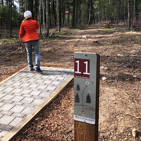 Let us help you with everything from disc golf maps to place markers, to risk management, and event signs. Our talented team works with outdoor recreation facilities of all types and can help you with whatever your operational challenge or goal is.