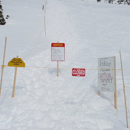 L111 Dry Erase Notice Board 18" x 24" Red Reflective with dry erase area, for custom notice or message, aluminum lift sign for ski areas - produced by Inter-Mtn.. Click to expand image