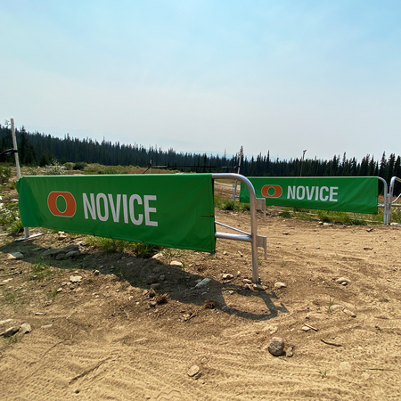 Heavy Duty Maze Gate Covers to fit 10' x 3' Gates - 18 oz vinyl with one colour screenprint.. Click to expand image