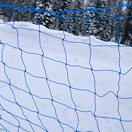 Blue C Net on snow.. Click to expand image