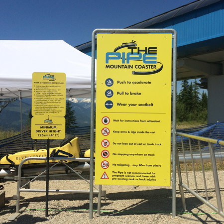 From branding to risk management, we offer durable signs and products for all your summer activities. We love outdoor recreation and want to help you look your best. We are your one stop shop with services for all needs: sign fabrication, custom aluminum fabrication, industrial sewing, screen-printing, and graphic design. From instructional, risk management, marketing, events, way-finding, entrance and exit signs, to physical distance options, we can assist you with whatever you want to achieve.