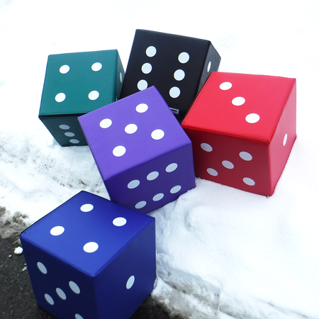 Kids Foam Square Block Dice 18" X 18" Standard.. Click to expand image