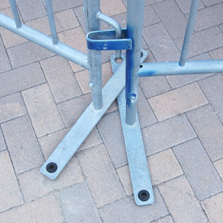 Replacement Feet for Gates - Bolt on Style with Hardware - Flat Foot.. Click to expand image