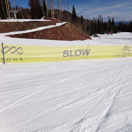 Event Fence Yellow 46" x 150'.. Click to expand image