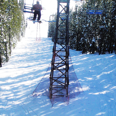 Triangular Lift Tower Netting.. Click to expand image