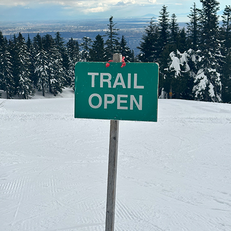 R500 Trail Closed, Trail Open, 18 x 24 Flip Sign, reflective aluminum, hiking and biking message for all parks and recreational facilities. Rules, conditions, and instructions of your specific area, jurisdiction, produced by Inter-Mtn.. Click to expand image