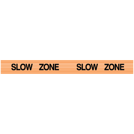 FEVZ-900 Slow Zone Screened Orange Event Fence 150' x 46". Click to expand image