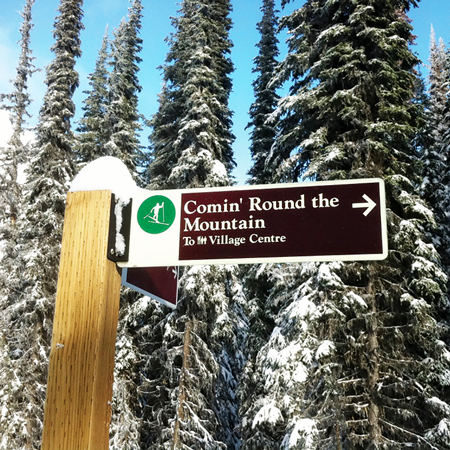 Durable and built to withstand harsh mountain environments. While easy to read, trail programs are designed primarily to assist your guests. Standard re-turned 12 gauge sign grade aluminum and high performance vinyl; resistant to fading, bending, cracking, and rodents. Complementary programs for nordic, fat bike, and snowshoe trails. Available in flat aluminum or wood sign systems with custom programs.