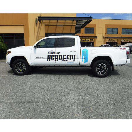 Customized for a multitude of applications. From complete wraps to simple logos and information. Durable and weather resistant materials that are suitable for exterior applications. Vinyl cut, full colour print, or partial wrap to fit all budgets.. Click to expand image