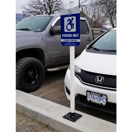Design a complete package of parking and way-finding signs or match existing signs. Available in a variety of durable and easy-to-change options - Inter-Mtn. Enterprises.. Click to expand image