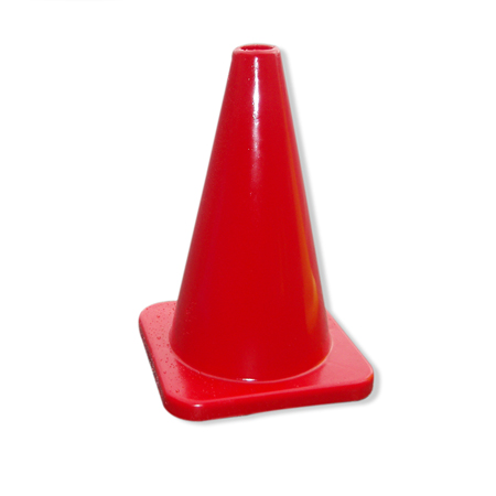 18" EVA Plastic Traffic Cones - Red.. Click to expand image