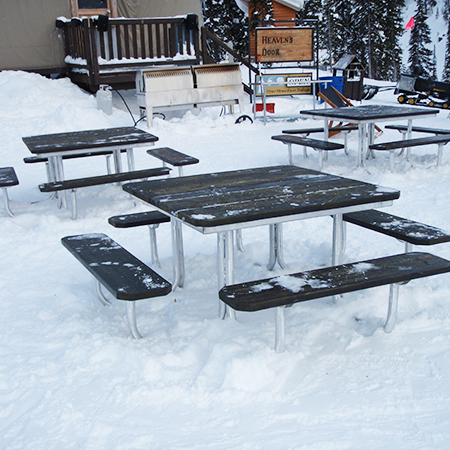 Picnic Table Frames - Heavy Duty Industrial Frame - Tops Optional.. Click to expand image